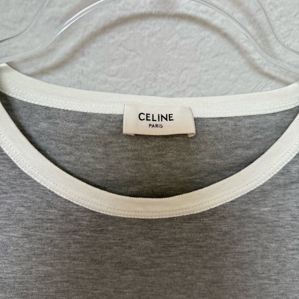 Celine Paris Gray Tee Shirt Size Small - Picture 2 of 5